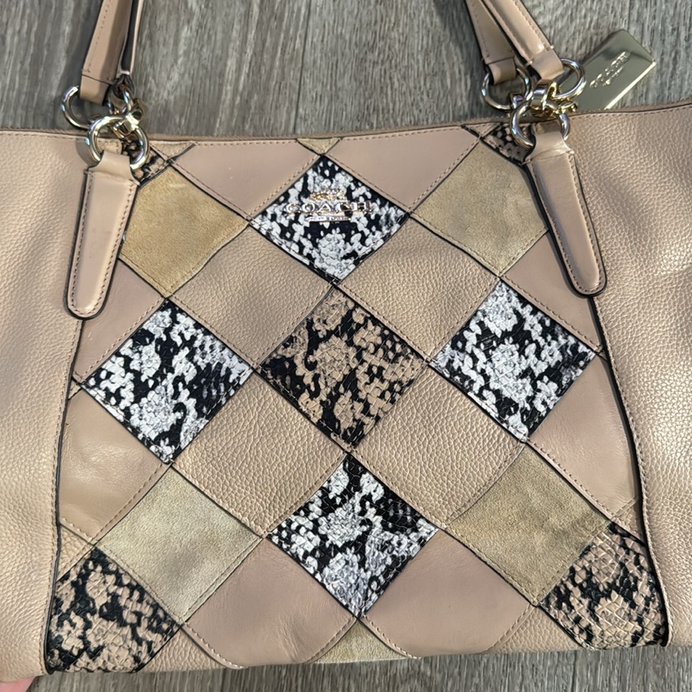 Coach Snake Patchwork Ava Tote - image 2